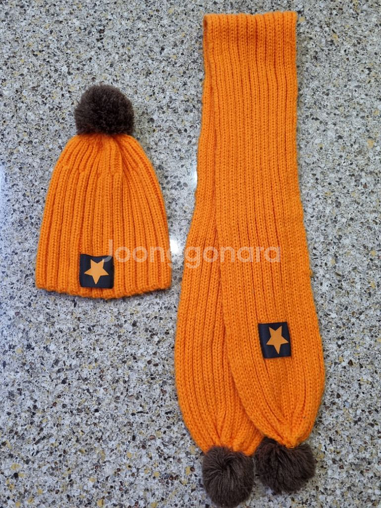 유아동 목도리 모자세트, 아동 목도리 모자--2