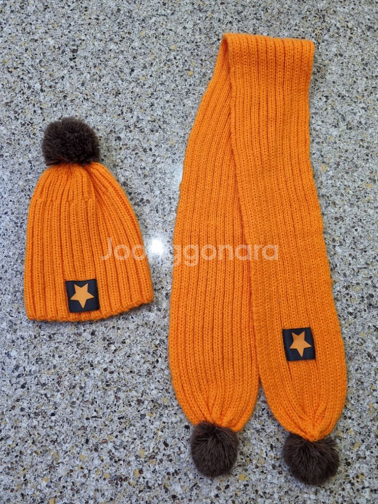 유아동 목도리 모자세트, 아동 목도리 모자--5