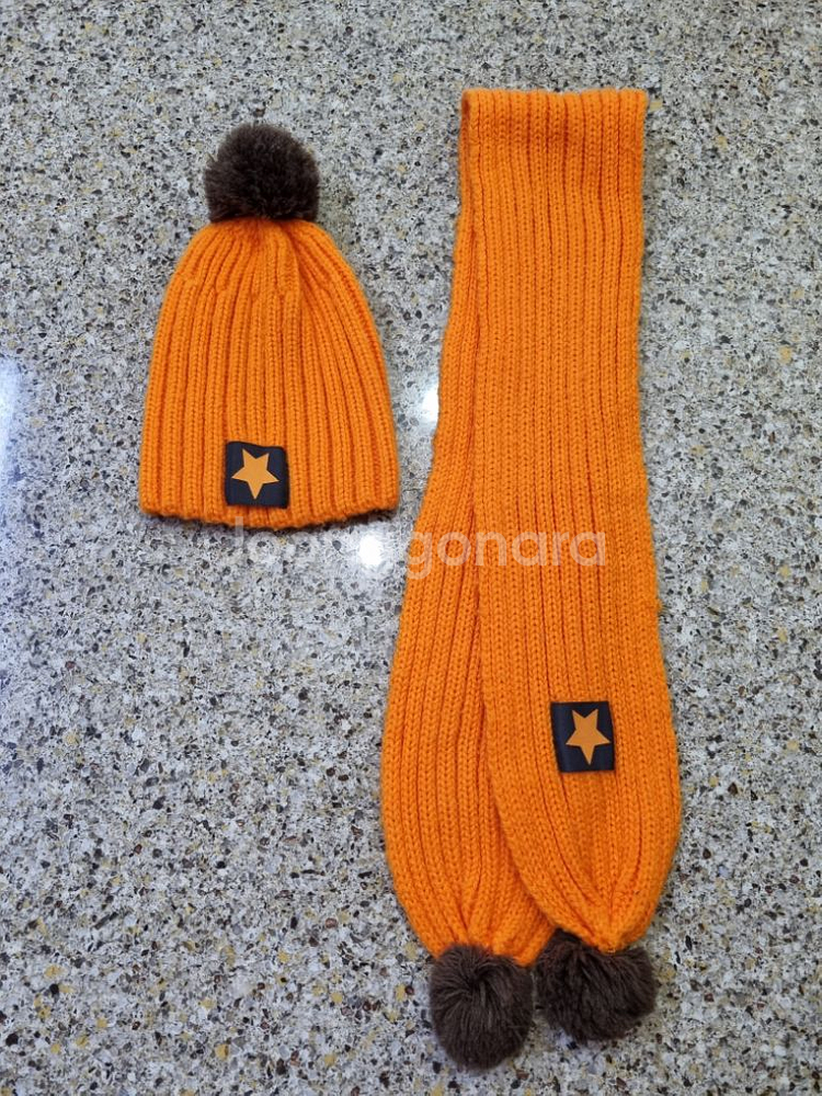 유아동 목도리 모자세트, 아동 목도리 모자--7