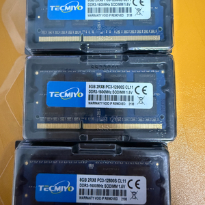 TECMIYO 8GB DDR3 노트북램 3개