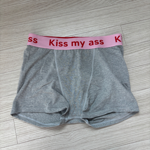 플리즈노팔로우 Kiss my ass 언더웨어 그레이