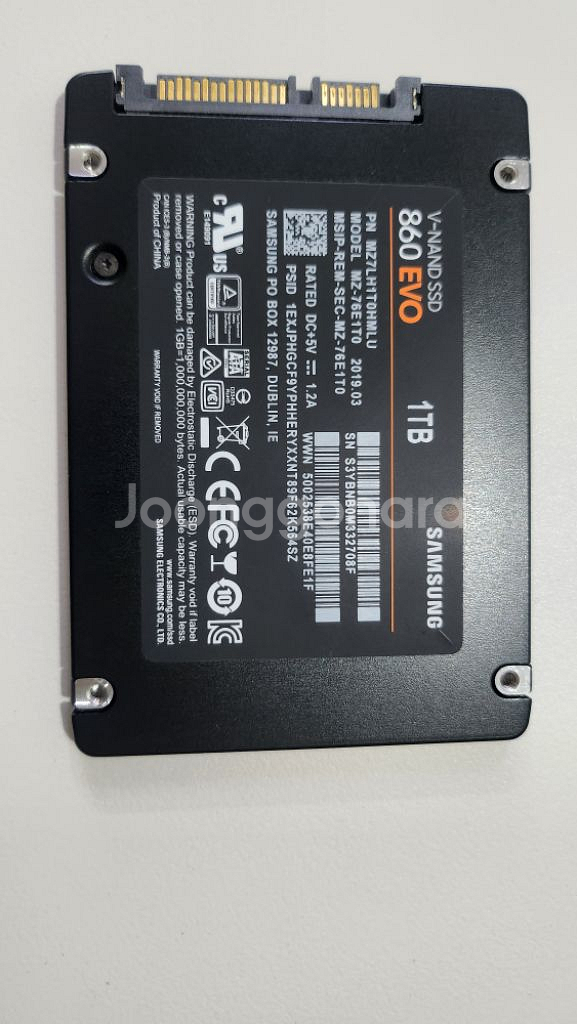 삼성ssd 860evo 1TB 팝니다--1
