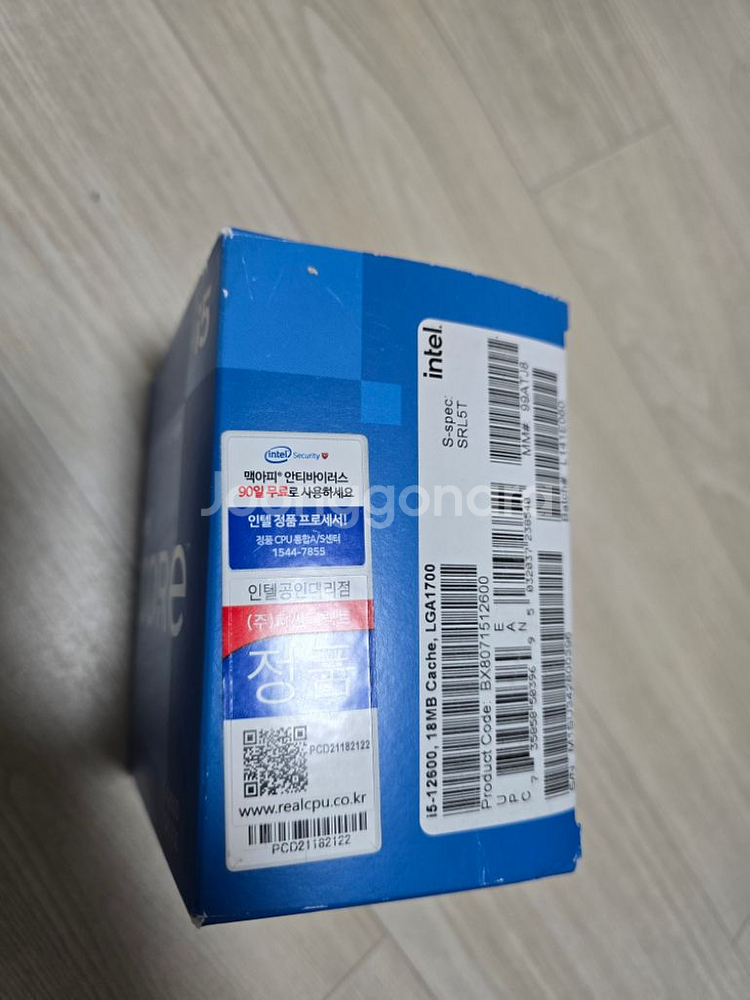 인텔 i5 -12600 국내정품--2