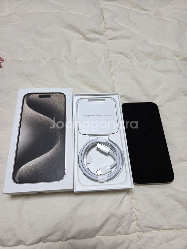 아이폰15프로 512GB 네츄럴 티타늄 S급--0