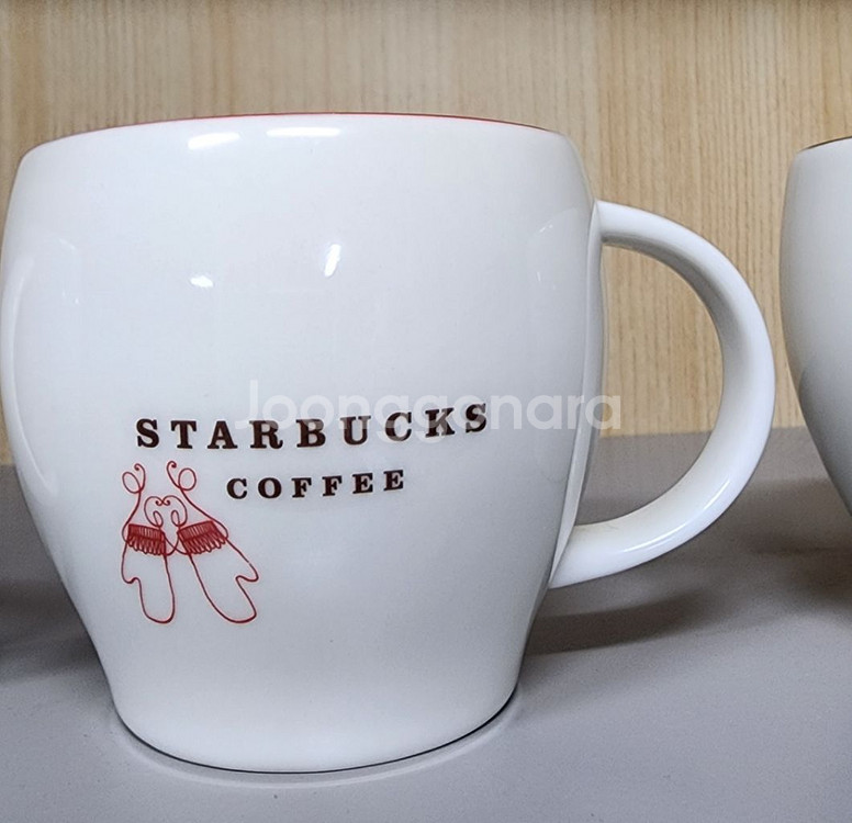 스타벅스 애비머그 (하트/장갑/브라운)-237ml--2