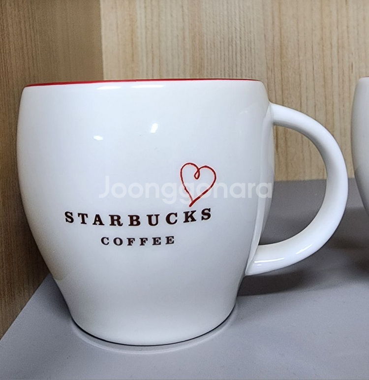 스타벅스 애비머그 (하트/장갑/브라운)-237ml--1
