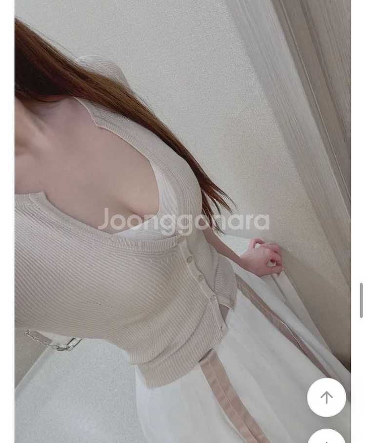 르스완 사계절가능 청순글램 딥브이넥 골지 5부 가디건--3