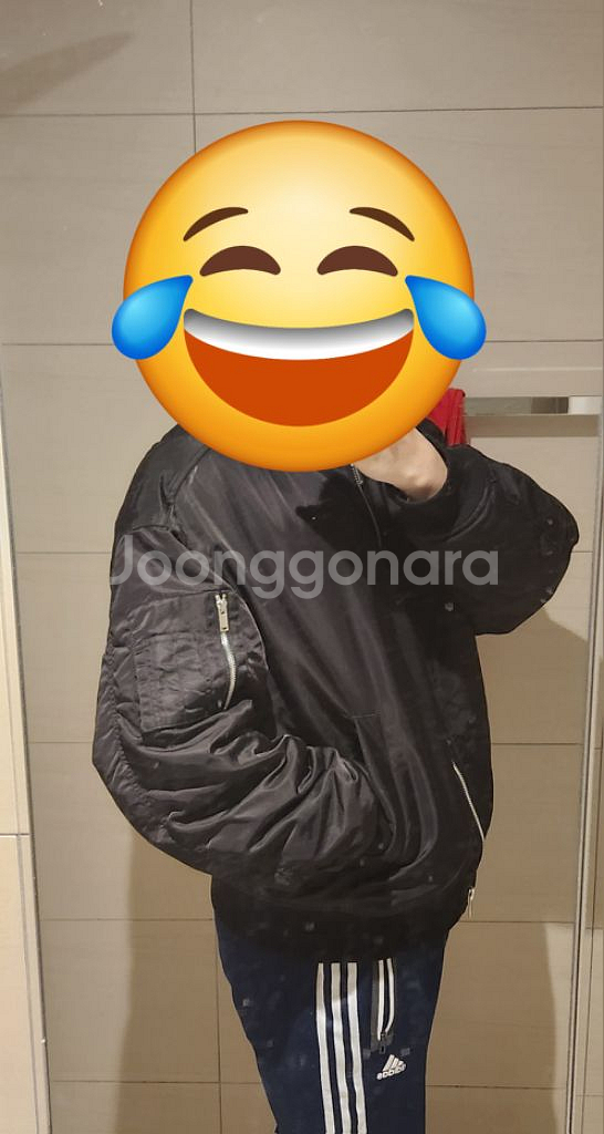 무탠다드 MA-1 오버사이즈 보머 재킷 XL 팝니다--1