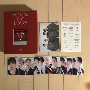 세븐틴 파워오브러브 DVD 파오럽 풀셋 풀박 포카o