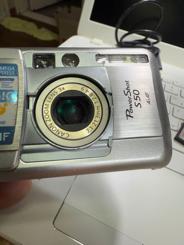 캐논 파워샷 S50 디카.작동굿,새배터리새충전기,케이블 이미지