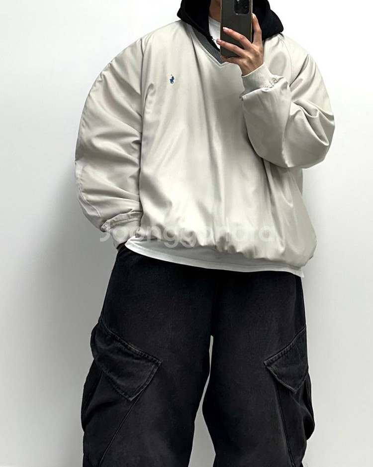 폴로 랄프로렌 90s 올드스쿨 오버핏 웜업--0