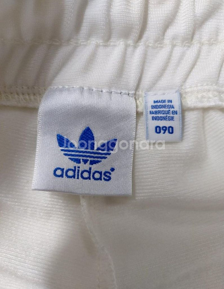 30)아디다스 adidas 화이트 트레이닝 스판바지--4
