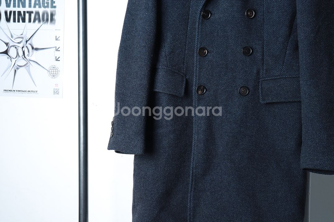 (S-M) 질스튜어트 코트자켓 네이비 울 올드스쿨--3