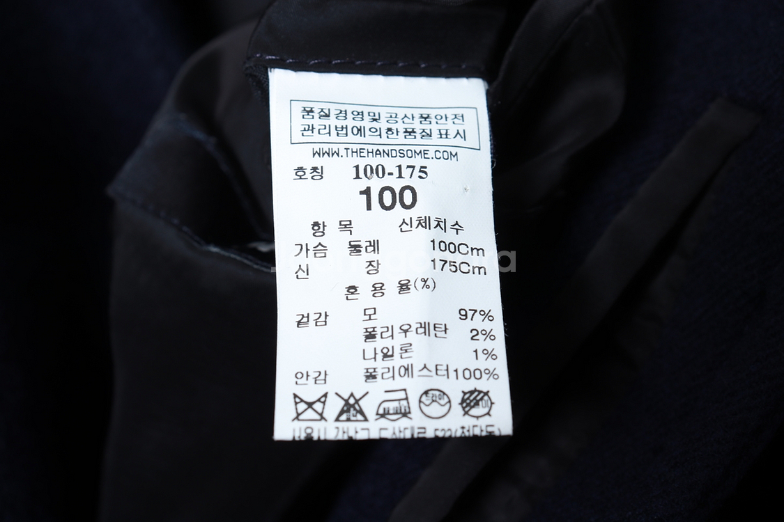 (L) 시스템 코트자켓 네이비 울 올드스쿨--5