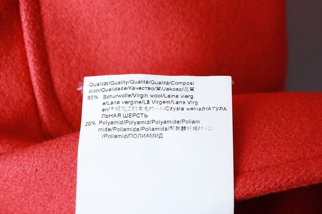 W(S) 휴고보스 코트자켓 레드 울 올드스쿨--5