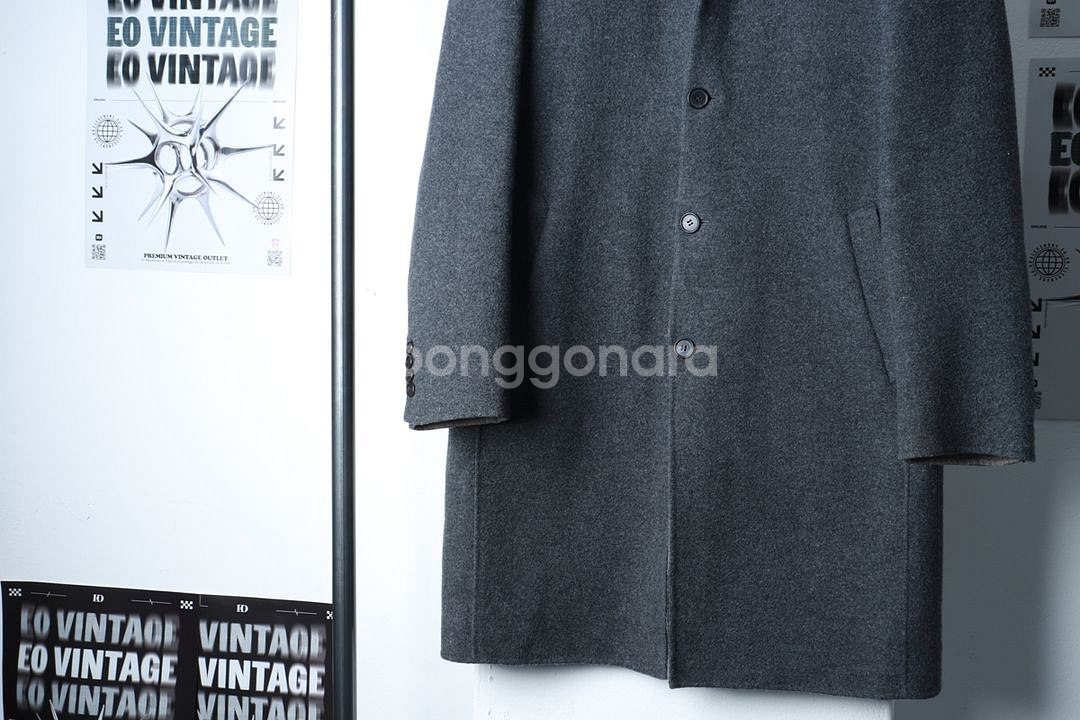 (L-XL) 질스튜어트 코트자켓 그레이 울 올드스쿨--3