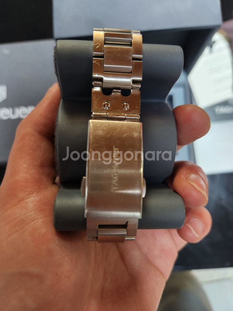 태그호이어 아쿠아레이서 300 칼리버5 43mm 검판--2
