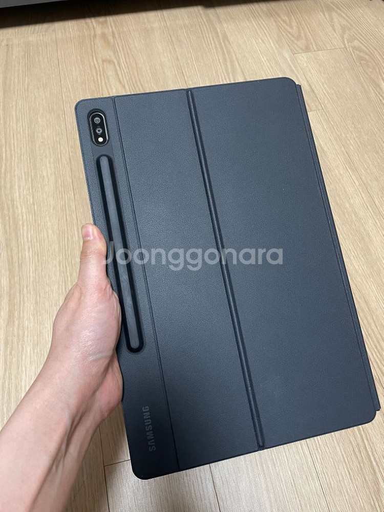 갤럭시탭s7+ 256G랑 정품키보드커버와 스타일러스펜--1