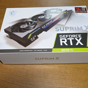 지포스 rtx 3070ti 슈프림 판매합니다