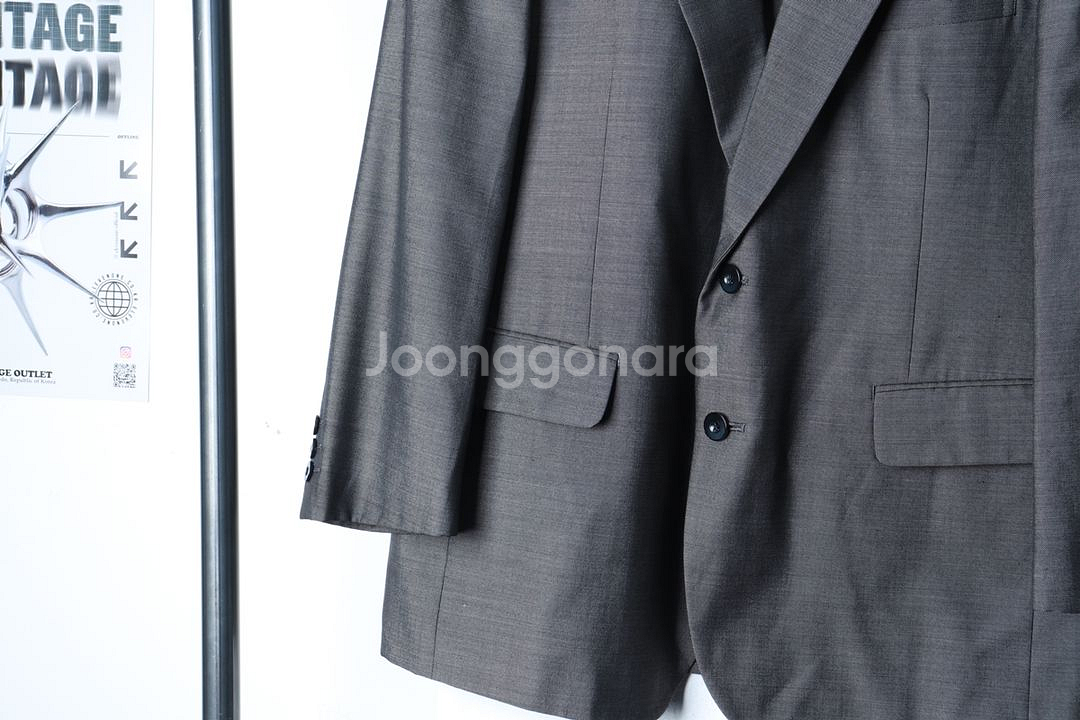 (L) 발렌시아가 정장 슈트 자켓 블레이저 작은오염--3