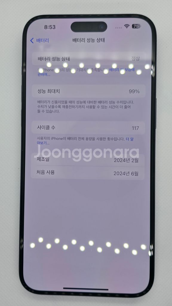 아이폰 15 프로 맥스 256--5