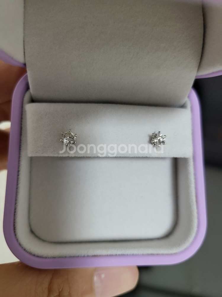 골든듀 2부 18k 다이아 귀걸이--1