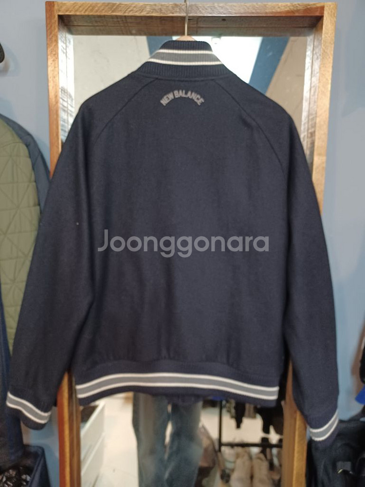 뉴발란스 보스턴 울 바시티자켓 L--1