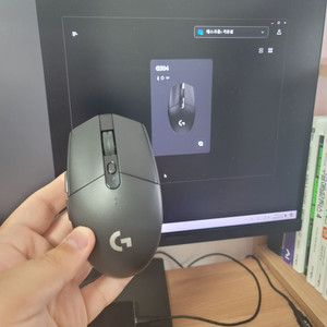 로지텍 G304 블랙 저소음개조 마우스