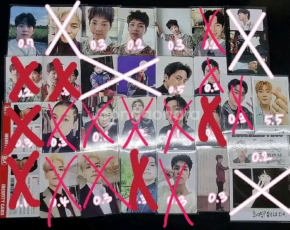 데이식스 성진영케이원필도운 포카 양도 싸게판매--0