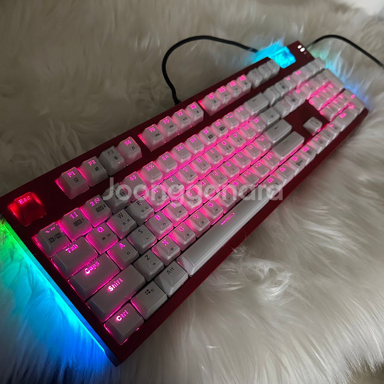 앱코해커K9100arc레드 게이밍 기계식키보드--4