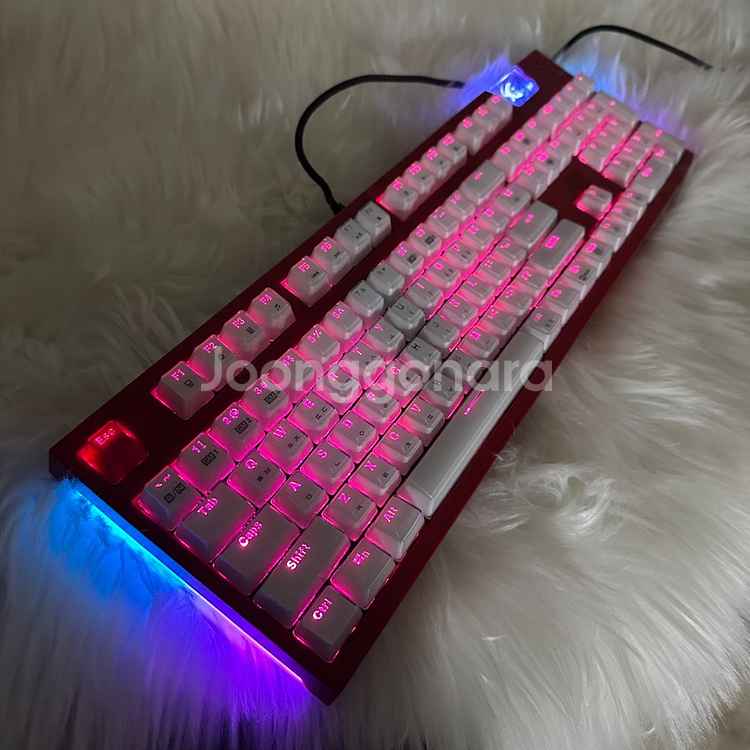 앱코해커K9100arc레드 게이밍 기계식키보드--3
