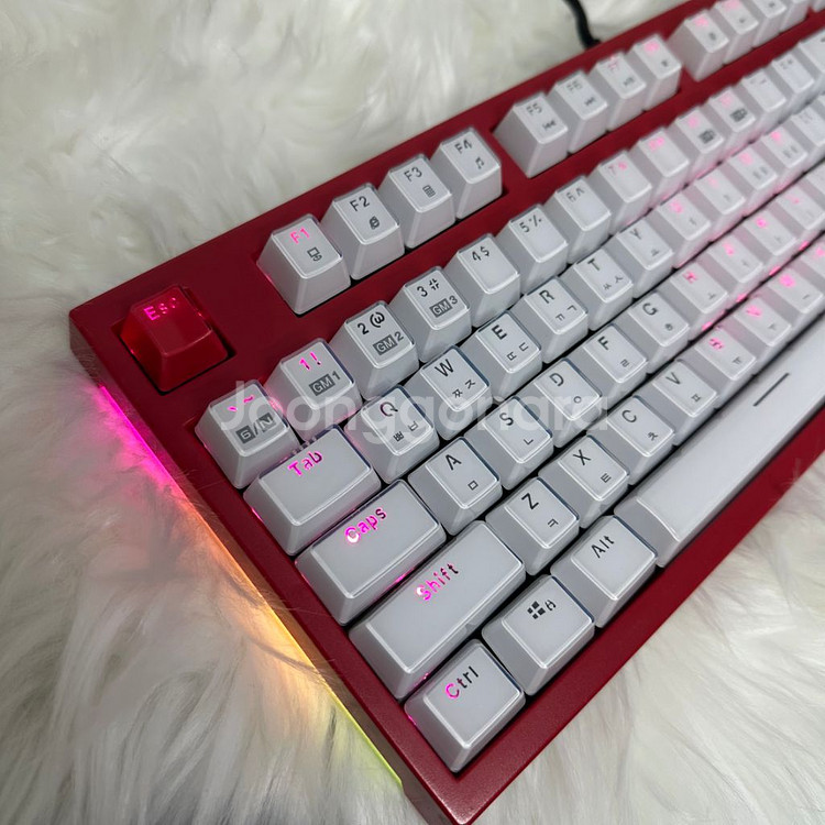 앱코해커K9100arc레드 게이밍 기계식키보드--1