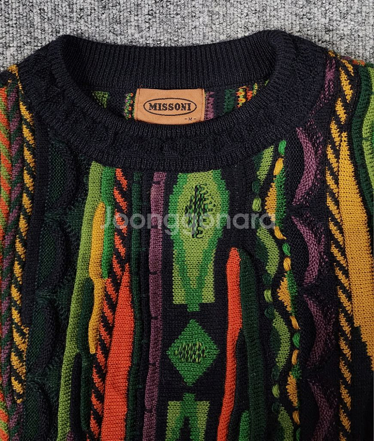 미쏘니 Missoni 울 케이블 니트 M--3