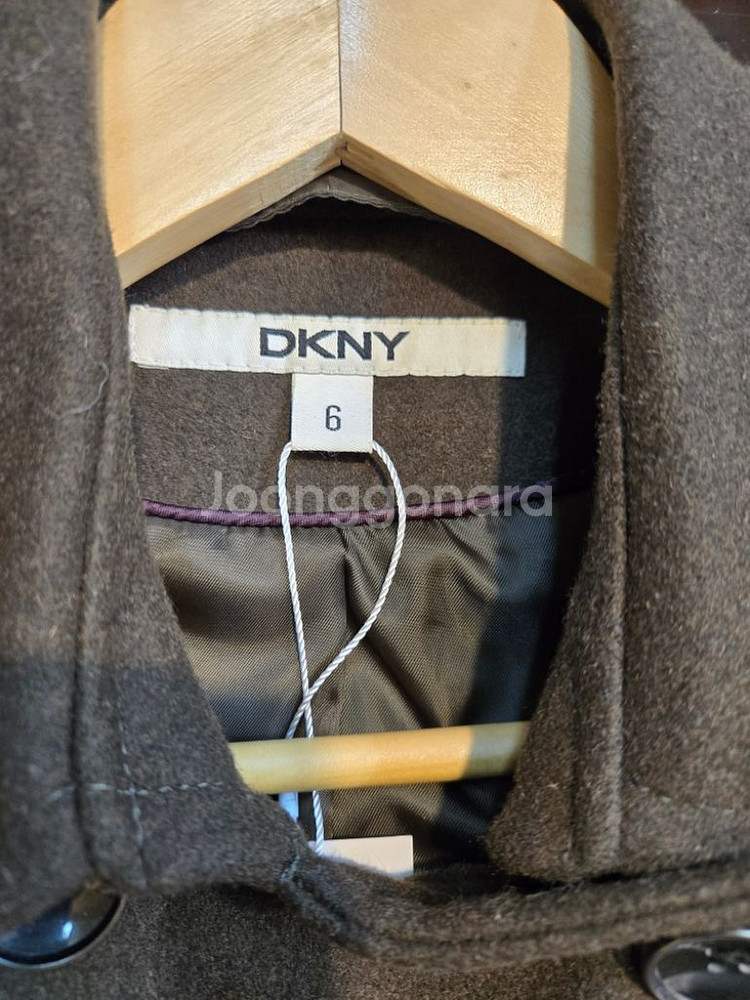 DKNY 여성 울자켓 울코트 하프코트--3