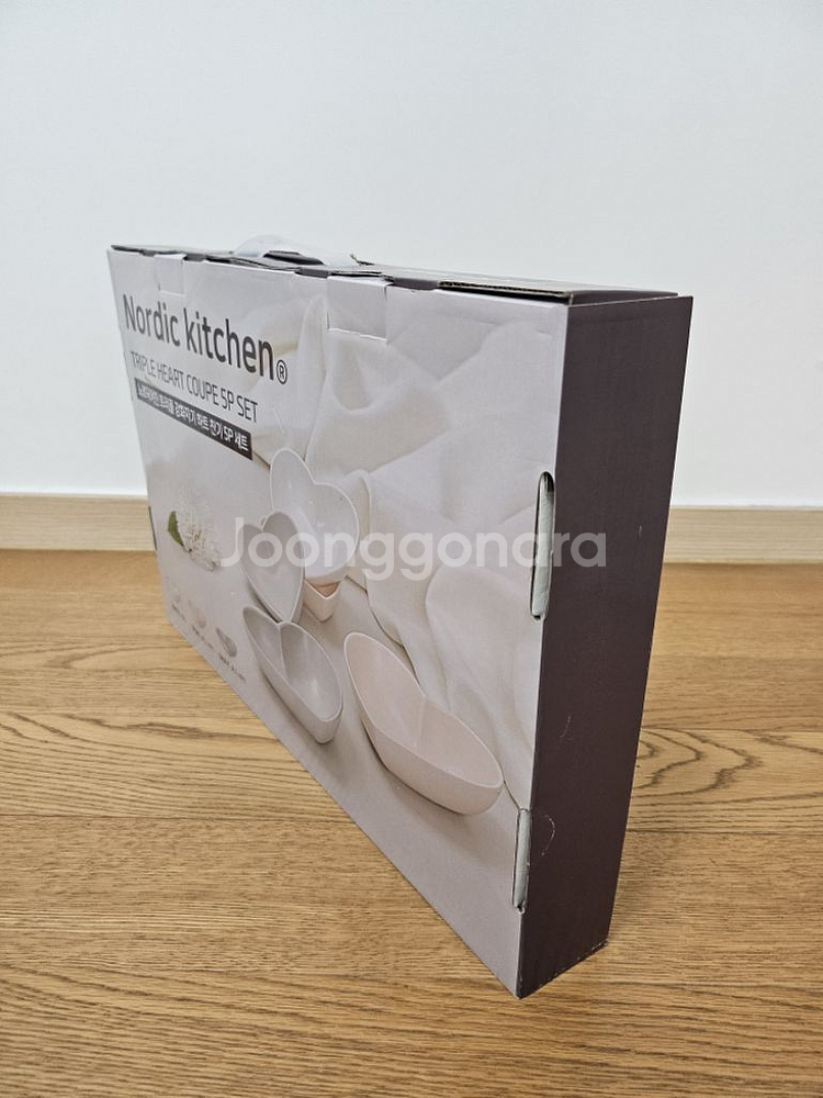 새상품 [노르딕키친] 강화사기 하트 찬기 5P 세트--3