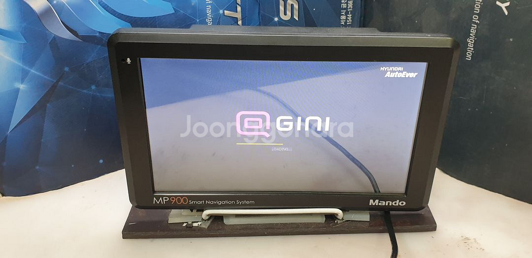 수리된 만도 네비게이션 MP900 세트품.--1
