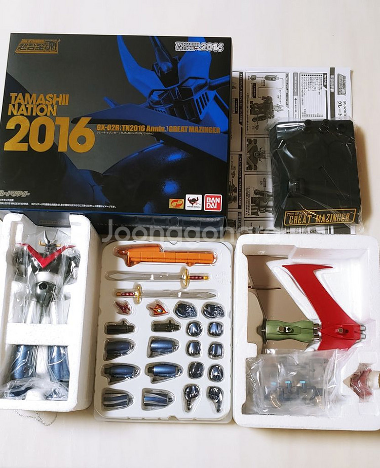 초합금 마징가 그레이트마징가 40주년 3종 세트--3
