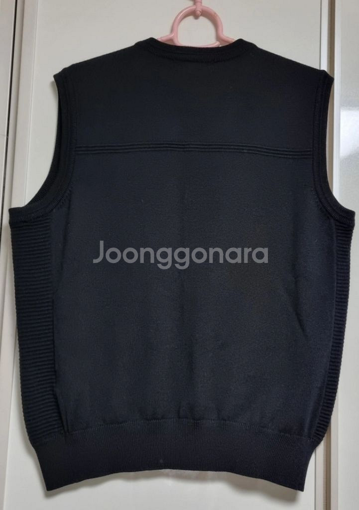 (새상품)백화점 울시골프웨어 울100조끼 95--1
