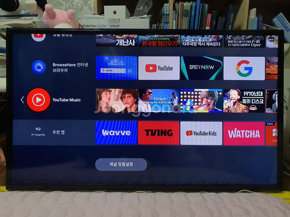 삼성스마트TV UN40ES6350F + TV 스틱--3