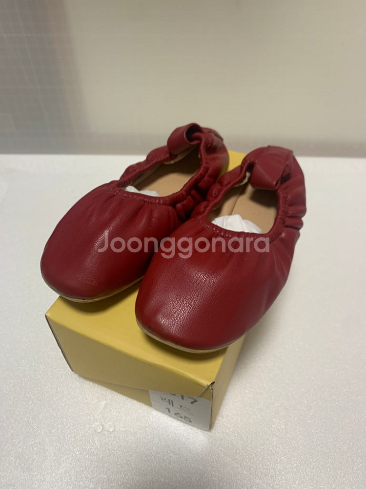 꺌랑 베이비 주름플랫 레드 165--0
