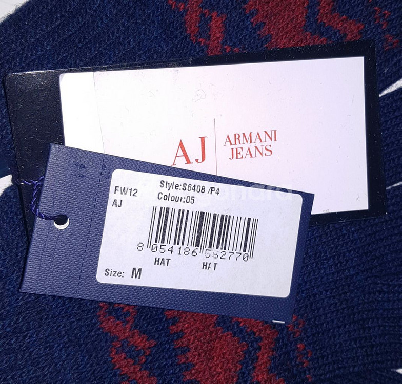 새제품) 아르마니 남성 장갑 M 네이비 정품 택포--7