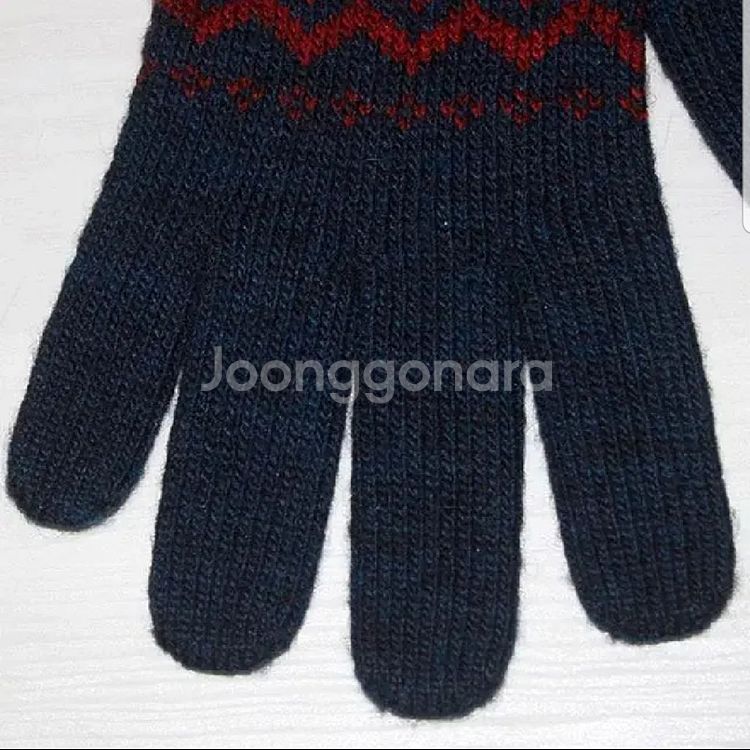 새제품) 아르마니 남성 장갑 M 네이비 정품 택포--3
