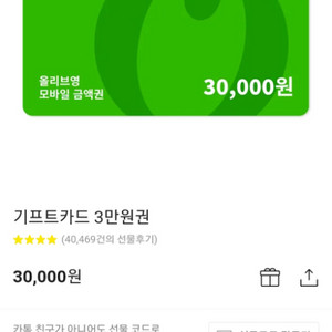 올리브영 상품권 30000권