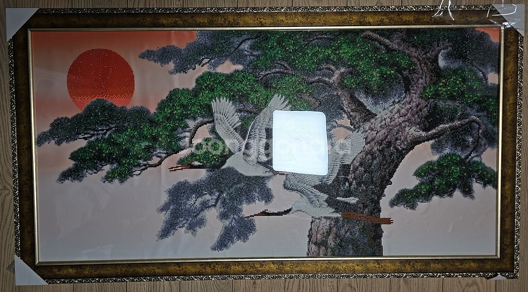 (새상품)보석십자수액자(대형: 130*70cm)--1