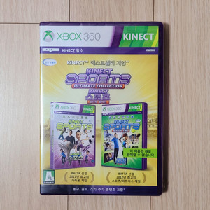 xbox360 키넥트 스포츠 1,2 얼티밋컬렉션(밀봉)