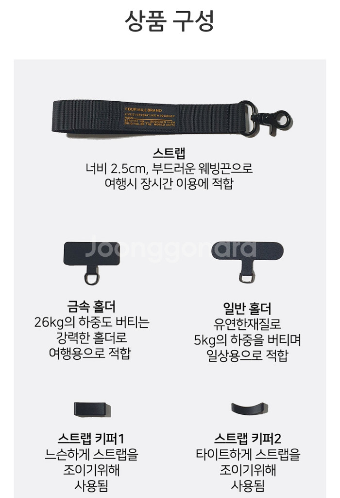 유럽 소매치기 방지 폰스트랩 & TSA자물쇠 & 손저울--3