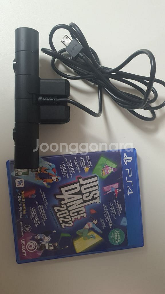 ps4 용 저스트댄스 2022 와 ps4용 카메라팝니다--1