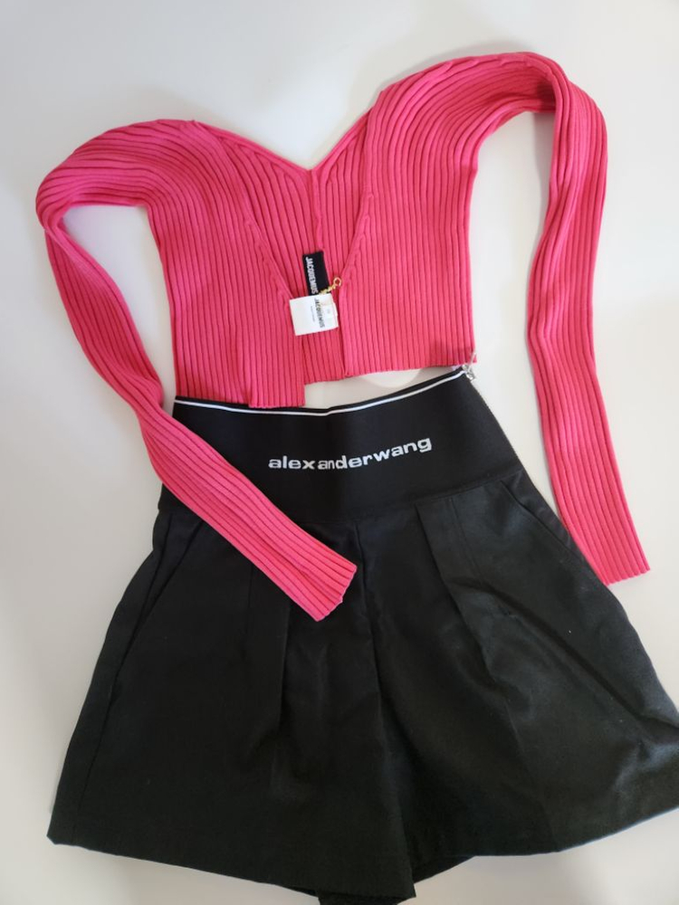 자끄뮈스 니트 탑 가디건--3