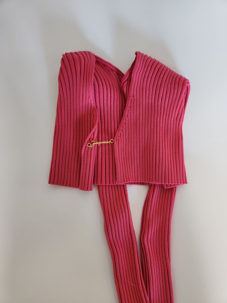 자끄뮈스 니트 탑 가디건--2