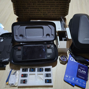 스팀덱 구형 lcd 64g 및 악세사리